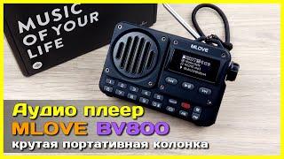  Портативный аудиоплеер MLOVE BV800  - Больше чем радиоприёмник и Bluetooth колонка