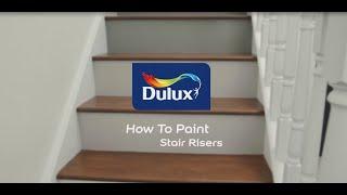 How To Paint Stair Risers - Painted Wooden Stairs  Dulux