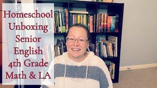 HOMESCHOOL UNBOXING  HIGH SCHOOL  ELEMENTARY