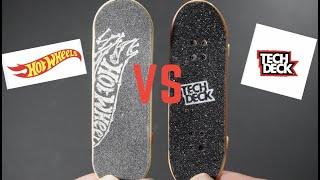 Tech Deck VS Hotwheels sesh