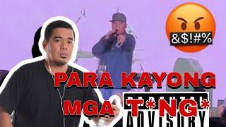 Gloc 9 NAGALIT SA FANS