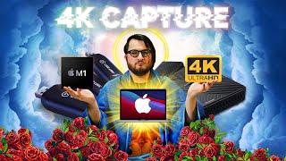 4K STREAMING on APPLE M1   CAPTURE CARDS