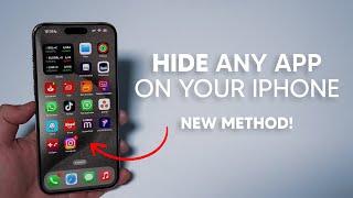 2024 How to Hide Any iPhone App - New Method Impossible to Find