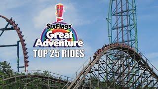 Top 25 Rides at Six Flags Great Adventure