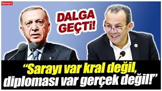 Tanju Özcandan AKPlileri kızdıran bilmece Sarayı var kral değil diploması var gerçek değil