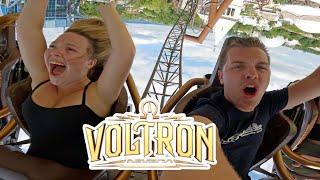 WE RODE VOLTRON On-Ride Reaction from Europa Parks New World Class Launch Coaster