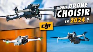 Quel DRONE DJI choisir en 2024 ? Le Guide dachat et Comparatif  Mini 4 Pro Air 3...