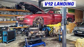 BMW V12 M70 Engine & Drivetrain Removal - E31 850i - Project Marseille Part 5