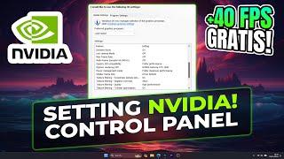 FPS GRATIS Cara Setting NVIDIA Control Panel Untuk Gaming 2023
