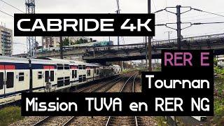 4Kᴴᴰᴿ60ᶠᵖˢ Cabride  RER E Hsm. St-Lazare  Tournan-en-Brie  RER NG