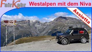 Westalpen 12 - Assietta Kammstrasse mit dem Lada Niva 4x4