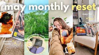 RESET VLOG  reading fantasy romance cleaning + content plans 