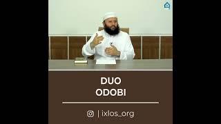 Duo odobi - Sodiq Samarqandiy