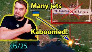 Update from Ukraine  Awesome Ukraine Strikes Ruzzian Airfield  Many jets are gone.