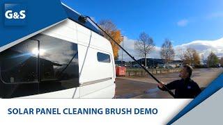 The new solar panel cleaning brush by RM Suttner