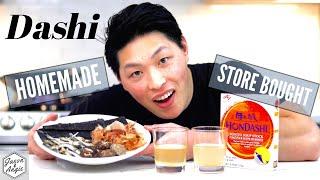 How to make Dashi Stock  Homemade vs. Store Bought