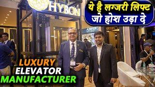 ऐसा लक्ज़री लिफ्ट पहली बार इंडिया में  Best Elevator company in India  Hybon  Lift manufacturer 