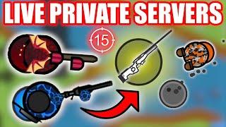 LIVEPLAYING with FANS on PRIVATE SERVERS  Surviv.io