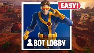 *NEW* How to Get into FULL BOT LOBBIES In Fortnite Chapter 5 PS5MOBILEXBOXPC Bots Lobby Glitch