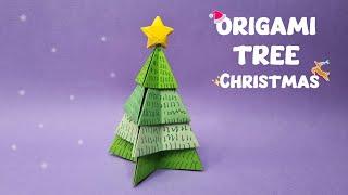 Origami Christmas Tree  How to Make Paper Christmas Tree