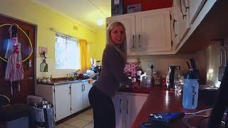 Husband Catches Wife Farting in Kitchen