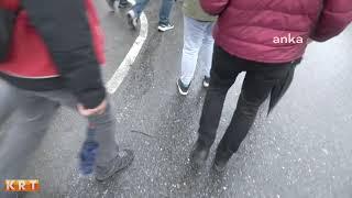 #CANLI  DİSK KESK TMMOB TTB ve TDB temsilcileri Taksim Kazancı Yokuşunda Yürüyüş ve Anma
