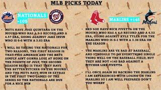 MLB and WNBA Picks July 4th Best Bets Today