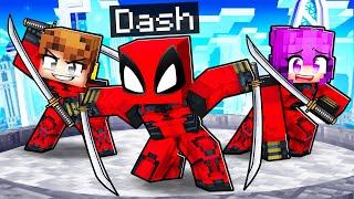 Playing as DEADPOOL in Minecraft