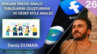 REKLAM ÖNCESİ ANALİZ TABLOLARINI OLUŞTURMAK VE HEDEF KİTLE TESPİTİ Facebook Reklamları Eğitimi-26