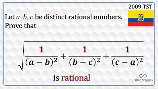 An algebra problem from Ecuador 2009 TST