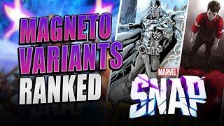 Magneto Variants RANKED In Marvel Snap