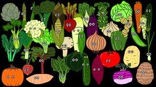 Vegetable Song - The Kids Picture Show Fun & Educational Learning Video