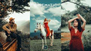 CINEMATIC GREEN Presets - Lightroom Mobile Preset Free DNG  Moody Green Portrait Presets