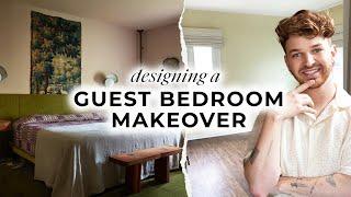 GUEST BEDROOM MAKEOVER  Designing Shopping & Mood-boarding