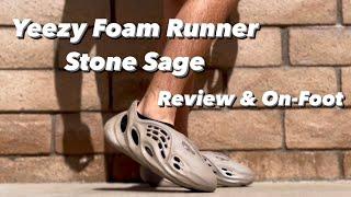 YEEZY FOAM RUNNER STONE SAGE REVIEW + ON FOOT