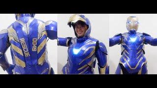 Pepper Pott Rescue armor cosplay suit up