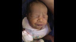 Newborn Baby crying...Hungry for breast milk...