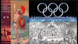 How are the Modern Olympics drastically different than the Athletic Festivals of the 19th century?