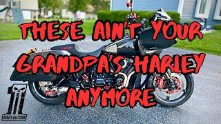 Harley Touring Bikes Are No Longer Geezer Glides These Aint Grandpas Harley