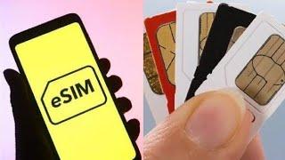 تفعيل الشريحة الإلكترونية esim وحذفها