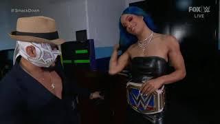 Kalisto Approaches Sasha Banks Backstage Sexy Mamasita