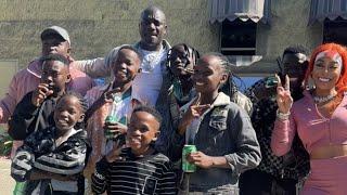 AKON MEETS HYPPER KIDS FROM UGANDA   TAKES THEM IN HIS HOME FOR DINNER