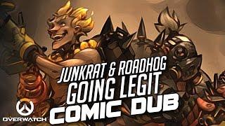 Overwatch - Junkrat & Roadhog Going Legit Comic Dub  PHANTOMSAVAGE