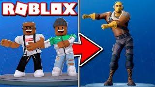 2 PLAYER FORTNITE DANCE CHALLENGE IN ROBLOX