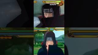 Itachi Ultimate Jutsu Comparison  Naruto Storm Connections VS Naruto Ultimate Ninja 5