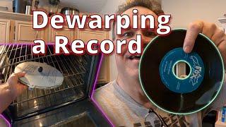 Dewarping a record in the oven. Is this a good way to fix a vinyl record?