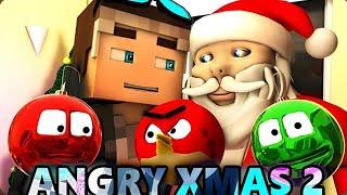 ️ANGRY MINECRAFT CHRISTMAS 2 Angry Birds 3D Animation 13 Santa ️ REUPLOAD