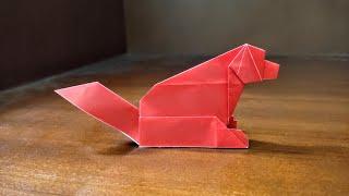 Easy Origami Dog - How To Make Dog Paper step by step