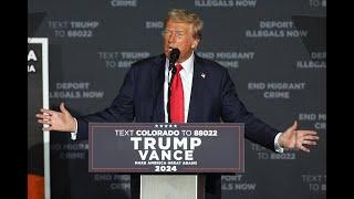 LIVE Donald Trump holds rally in Colorado