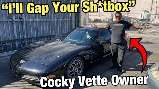 COCKY Supercharged Corvette Owner Calls Out My MCLAREN Bad Idea...